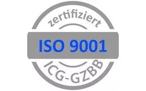 ISO 9001 zertifiziert ISO 9001 zertifiziert