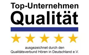 Ausgezeichnet durch den Qualitätsverbund Hören in Deutschland e.V. Ausgezeichnet durch den Qualitätsverbund Hören in Deutschland e.V.